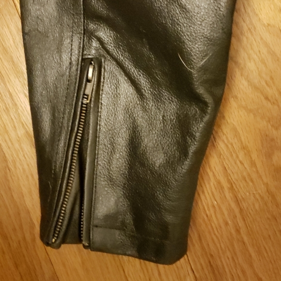 Leather Motorcycle Riding Jacket - Picture 7 of 7